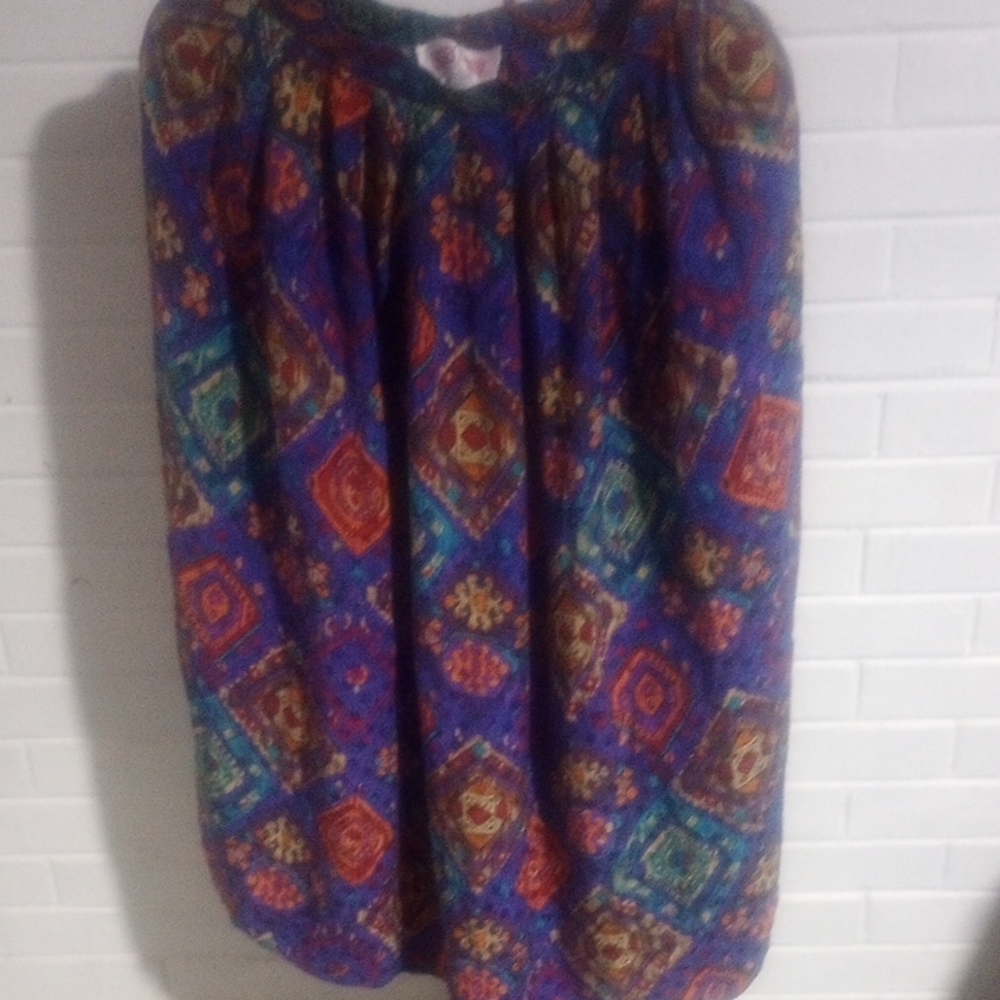 Maggy London Multicolor Patterned Skirt